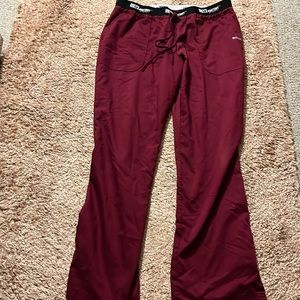Grey’s Anatomy Scrub Pants L Maroon